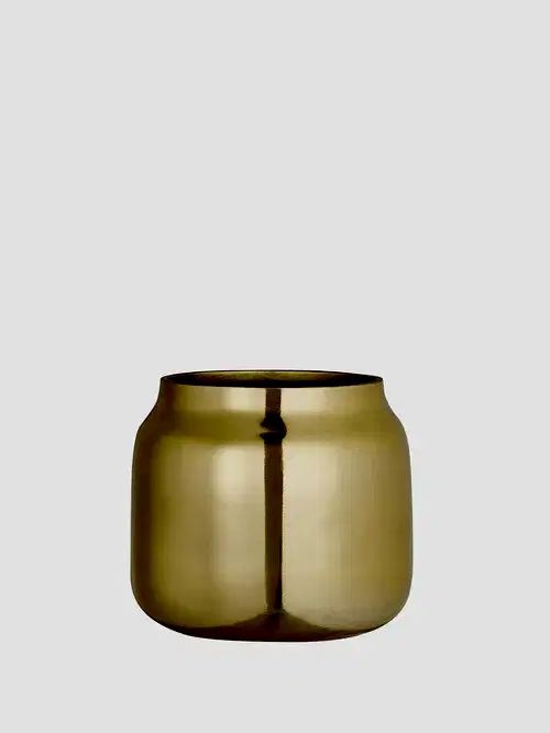 Brass Vase - Low