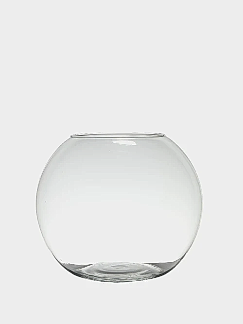Fish Bowl Glass Vase