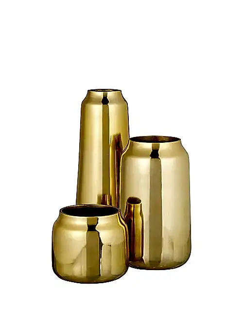 Brass Vase - Low