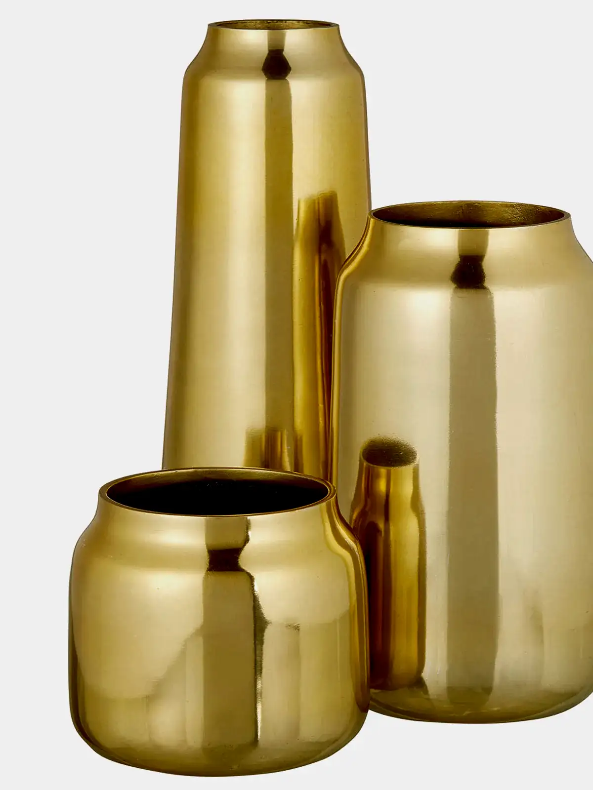 Brass Vase - Low
