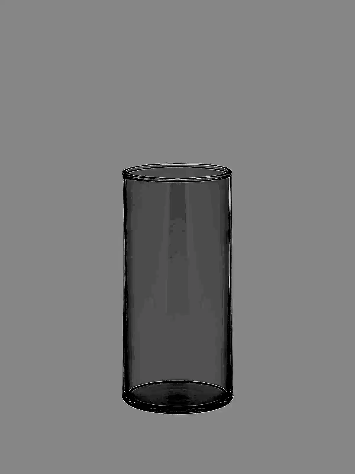 Clear Glass Vase - Large