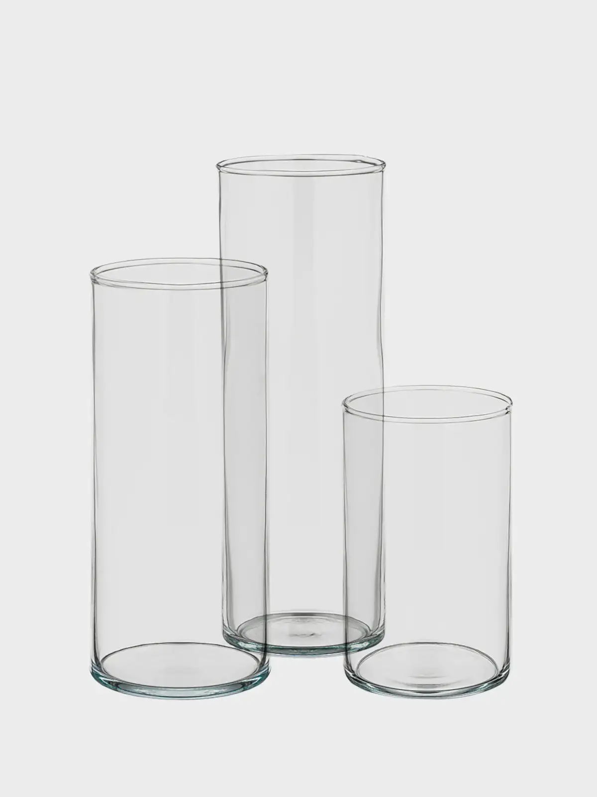 Clear Glass Vase - Large