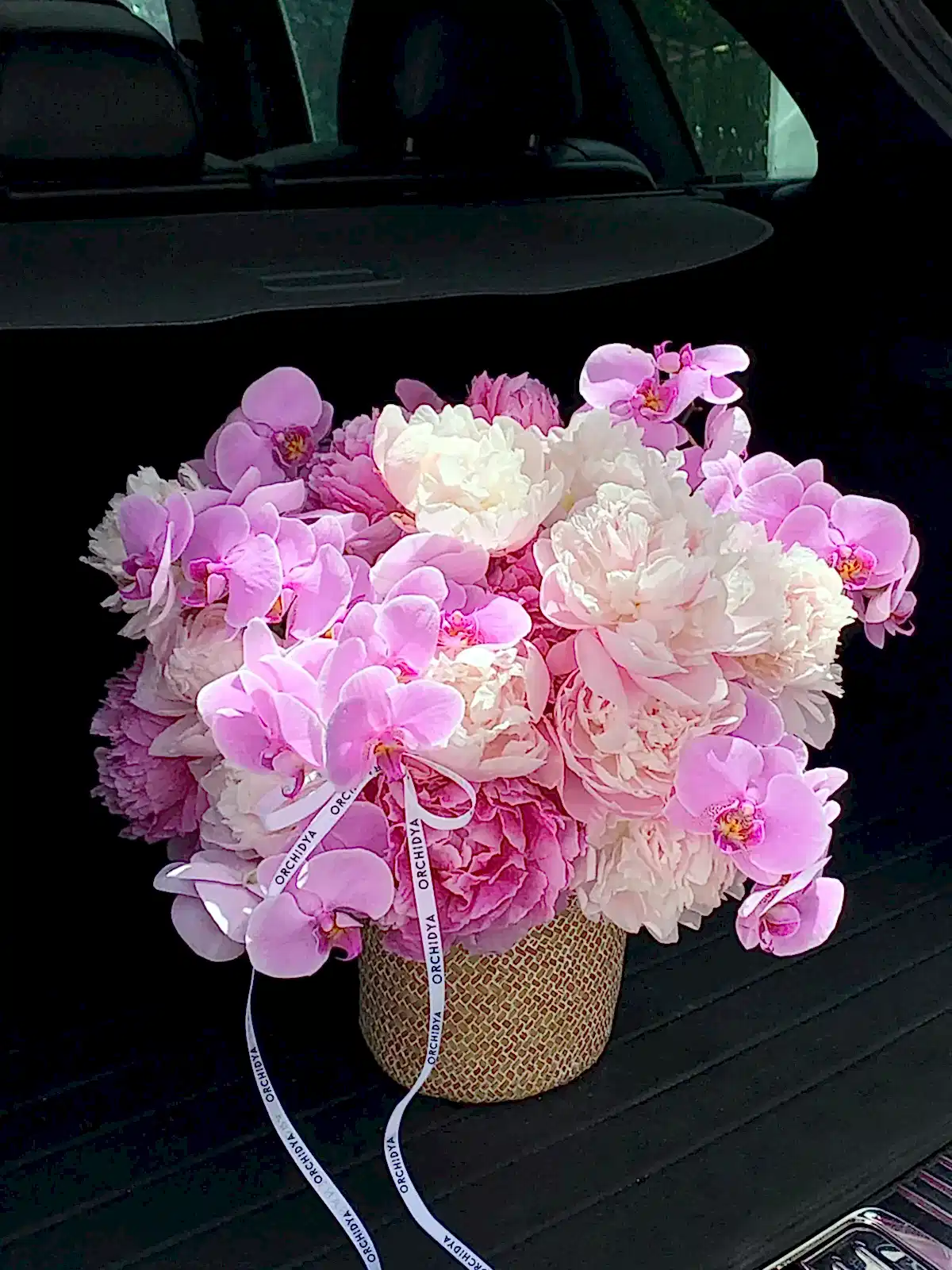 Peony Basket