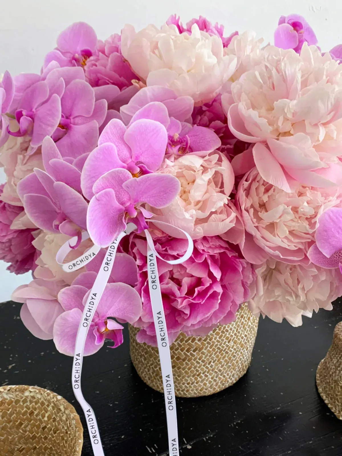 Peony Basket