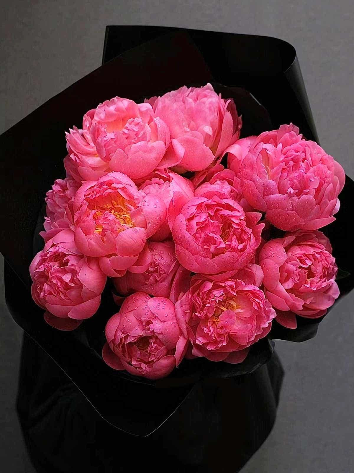 Coral Peony Bouquet