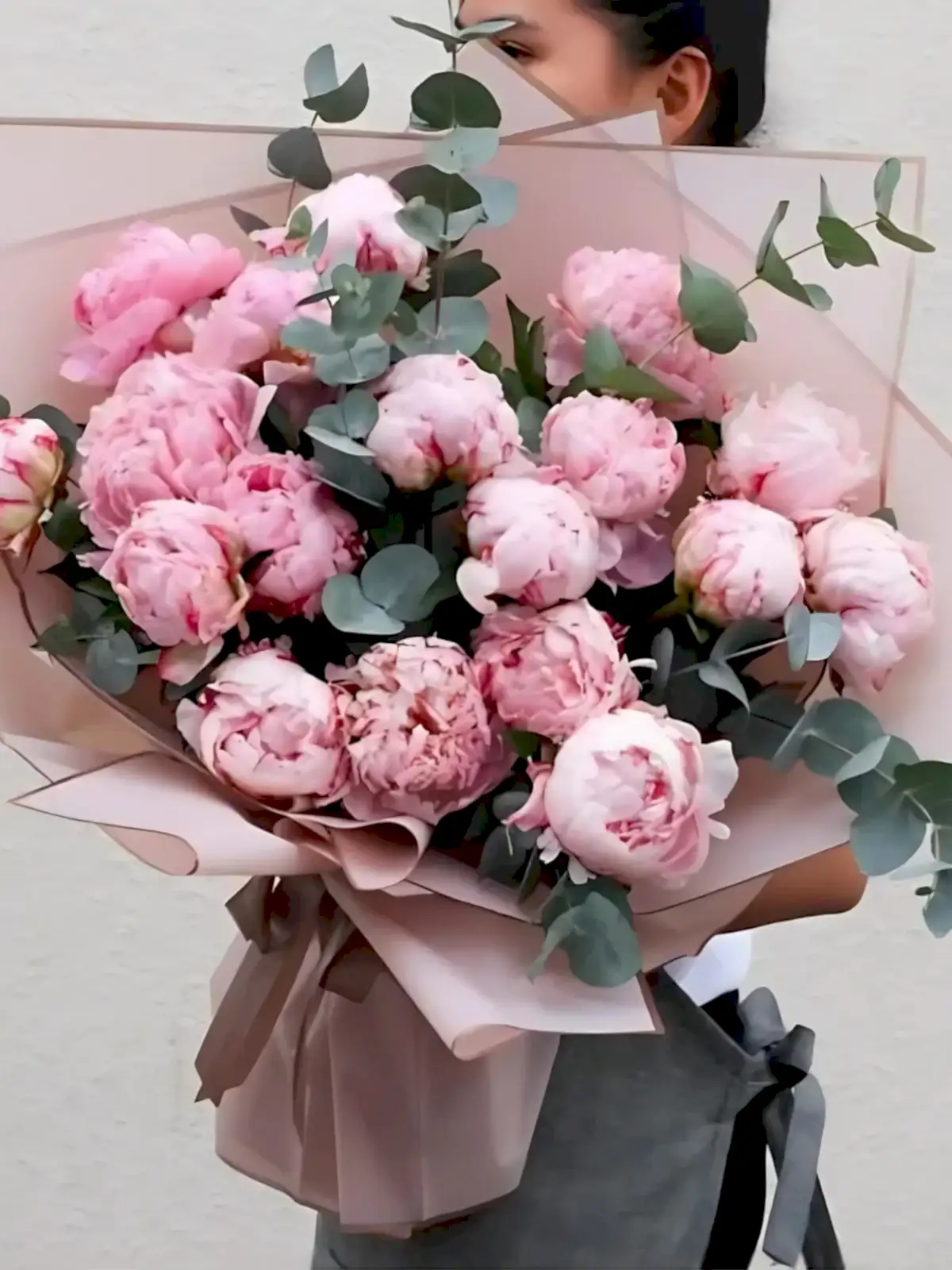 Pink Peony Charm